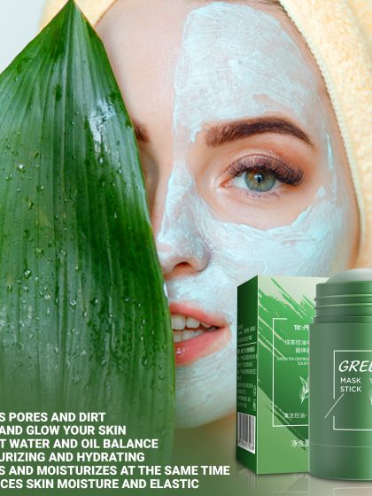 FIZ Green Mask Stick for Face, Blackhead Remover with Green Tea.