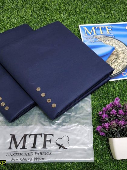 MTF Men's Unstitched Suit - Blue