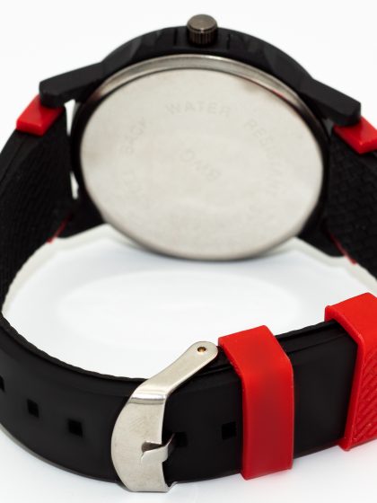 FIZ Stainless Steel Poma Stylish Dial, Water Resist with a Stylish Black Color Rubber Strap.